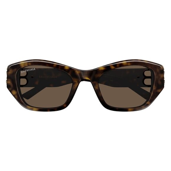 New BALENCIAGA Everyday Havana Square BB0311SK 002 Sunglasses Women - Picture 2 of 4